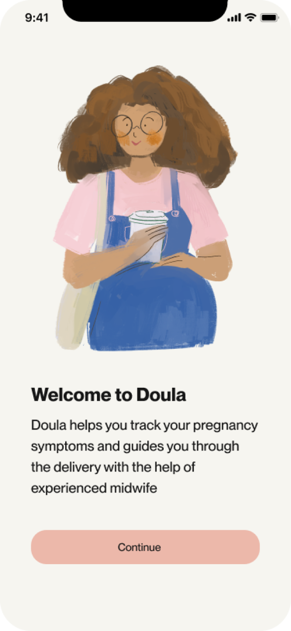 Doula App redesign preview